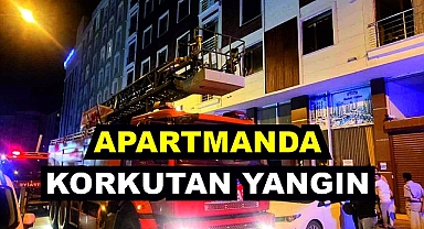 Apartman yangını: 40 kişi dumandan etkilendi