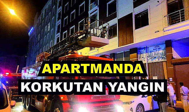 Apartman yangını: 40 kişi dumandan etkilendi