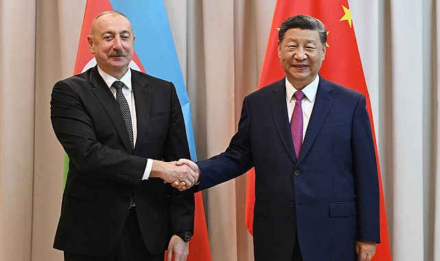 Azerbaycan Cumhurbaşkanı Aliyev, Çin Devlet Başkanı Xi ile görüştü