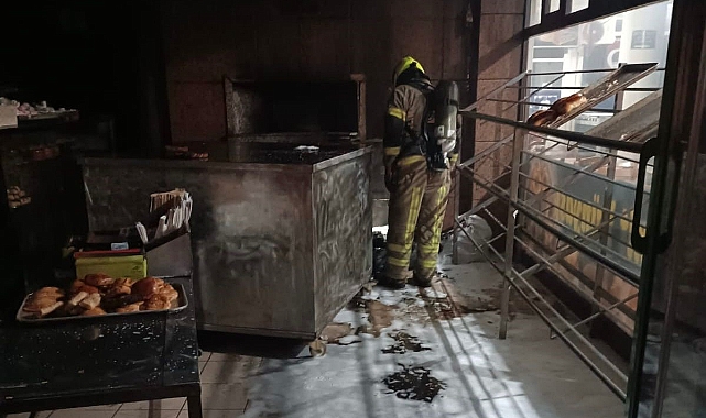 Bandırma’da simit fırınında yangın