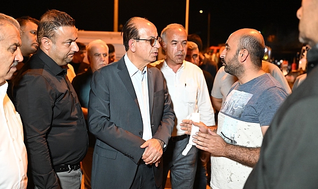 Başkan Geçit: "Yangında mağdur olan esnaflarımızın yanındayız"