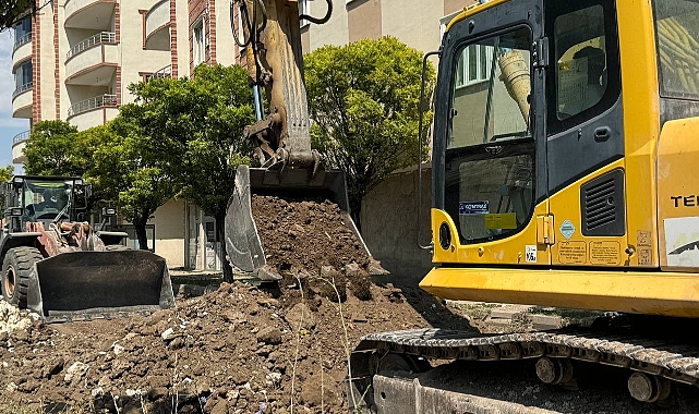 Başkan Taşkın yol çalışmalarını yerinde inceledi