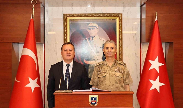 Belediye Başkanı Doğan’dan Tümgeneral Şen’e ziyaret