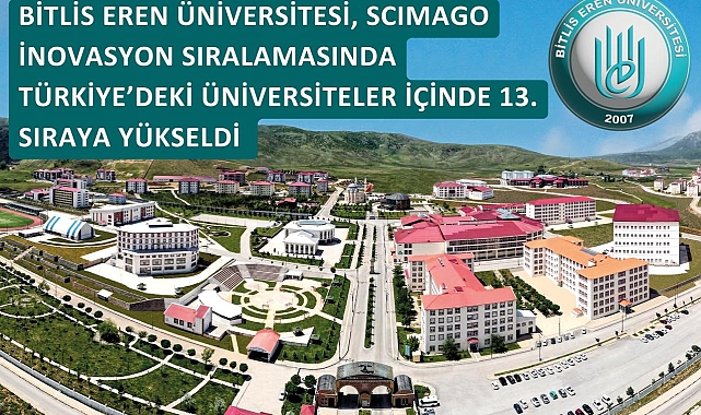 BEÜ, SCIMAGO İnovasyon sıralamasında 13'üncü sıraya yükseldi