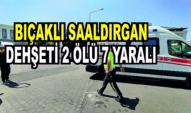 Bıçaklı saldırgan dehşeti: 2 ölü 7 yaralı