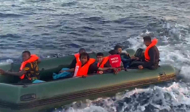 Bodrum'da 14 düzensiz göçmen yakalandı