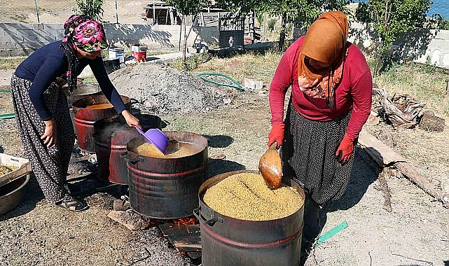 Bulgur kazanları kaynamaya başladı
