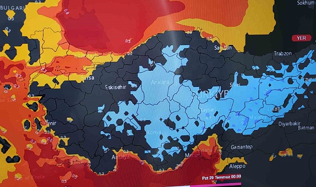 Bunaltıcı sıcaklık yerini sağanak yağışa bırakacak