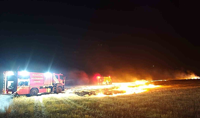 Çıkan Yangınlar korkuttu Malatya'da