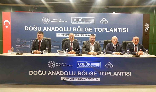 Doğu Anadolu Bölgesi OSB'lerle kalkınacak