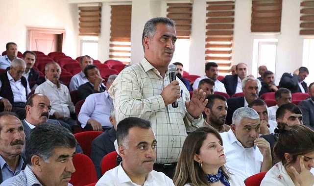 Erciş Kaymakamı Karaloğlu muhtarlarla bir araya geldi