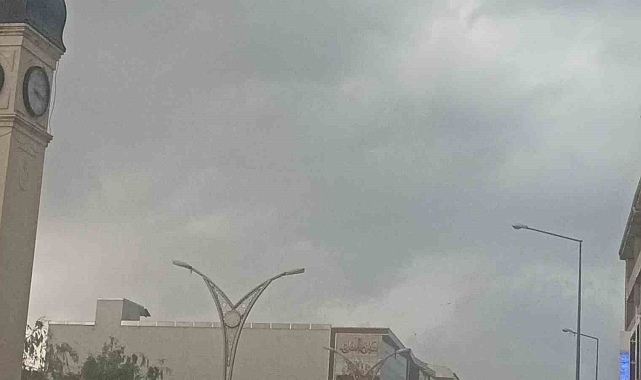 Erciş'te sağanak yağış