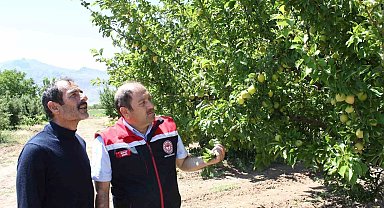 Erzincan'da bahçeler mavi bayrakla donatıldı