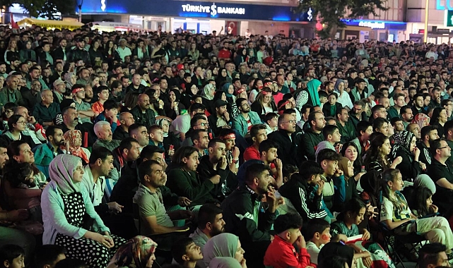 Erzincan'da milli heyecan