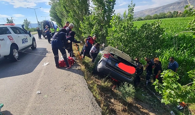 Erzincan'da trafik kazası