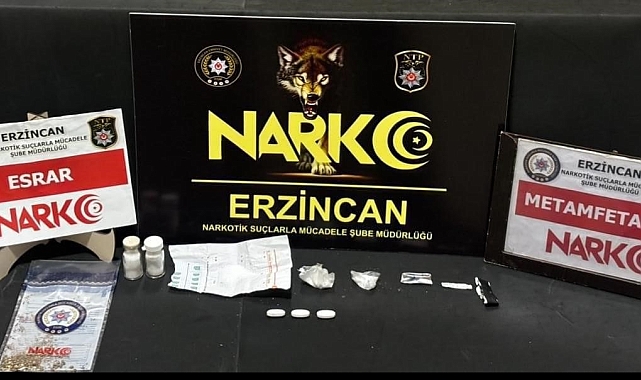 Erzincan'da uyuşturucu ticareti yapmak suçundan 3 kişi tutuklandı