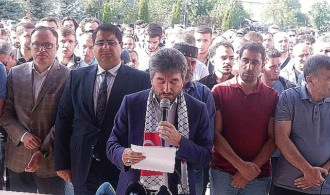 Erzurum'da Haniye için gıyabi cenaze namazı kılındı