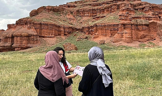 Erzurum'da Jandarma KADES bilgilendirmesi yaptı