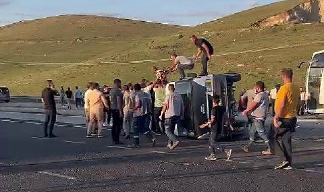 Erzurum Pasinler'de zincirleme trafik kazası: 3 yaralı