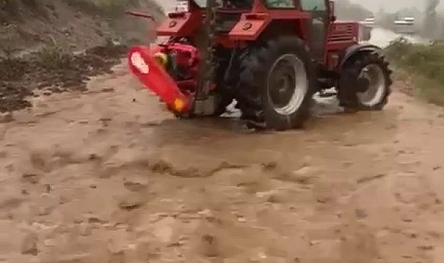 Erzurum şiddetli sağanak sonrası sel felaketi