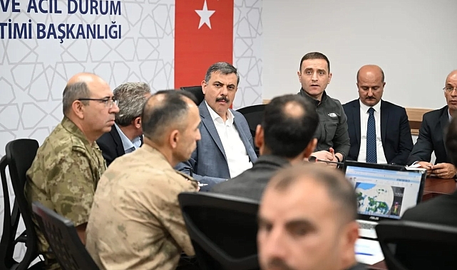 Erzurum'da kriz merkezi toplandı