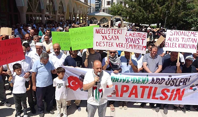"Filistin'i Unutma" Van'da konulu basın açıklaması yapıldı