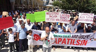 "Filistin'i Unutma" Van'da konulu basın açıklaması yapıldı