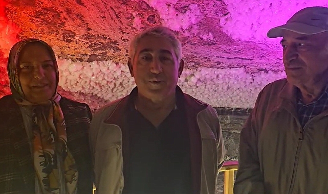 Iğdır'ın Tuz Mağaraları her gün yeni ziyaretçilere ev sahipliği yapıyor
