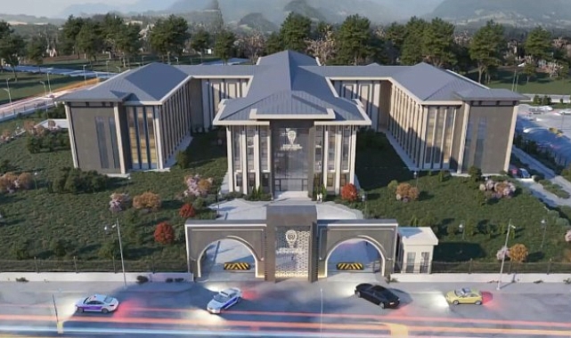 İl Emniyet Müdürlüğü'ne Yeni hizmet binalarının inşaatına başlanıldı