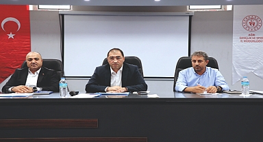 İl Müdürü Çelebi, Antrenörlerle Bir Araya Geldi