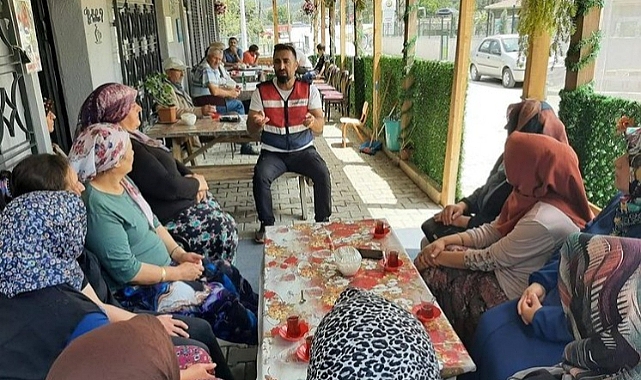 Jandarmadan bilgilendirme çalışması