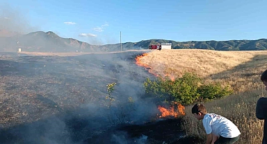Kırsal alanda çıkan yangın söndürüldü