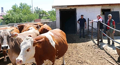 Küçük aile işletmelerine ziyaret Erzincan Tarımdan