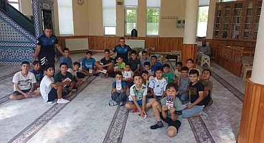 Kur'an Kurslarındaki 343 öğrenciyi bilgilendirdi Emniyet