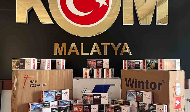 Malatya'da 74 bin 400 adet kaçak makaron yakalandı