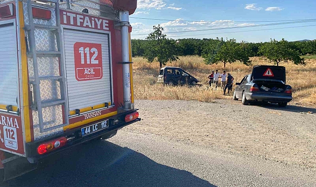 Malatya'da İki aracın karıştığı kazada 3 kişi yaralandı