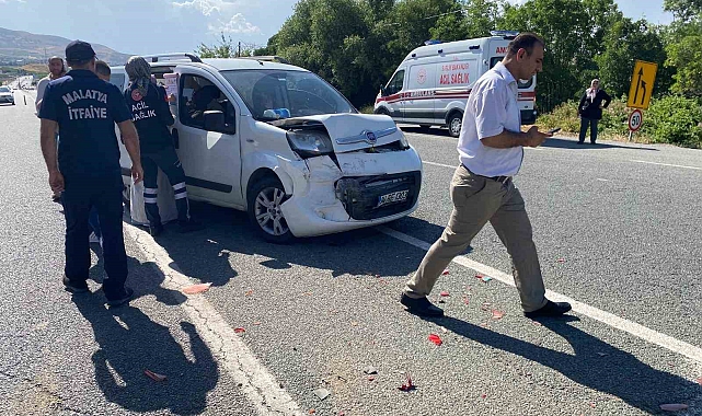 Malatya'da trafik kazası: 1 yaralı