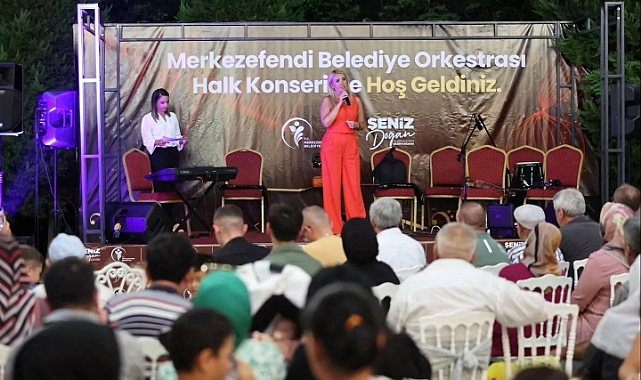 Merkezefendi’de yaz konseri düzenlendi