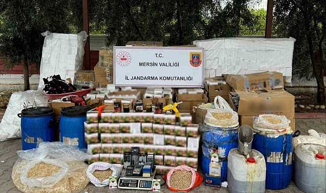Mersin’de sahte ilaç yapan 2 şüpheli yakalandı