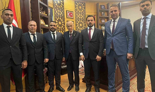 MHP Genel Başkanı Bahçeli Suriye Türkmen heyetini kabul etti