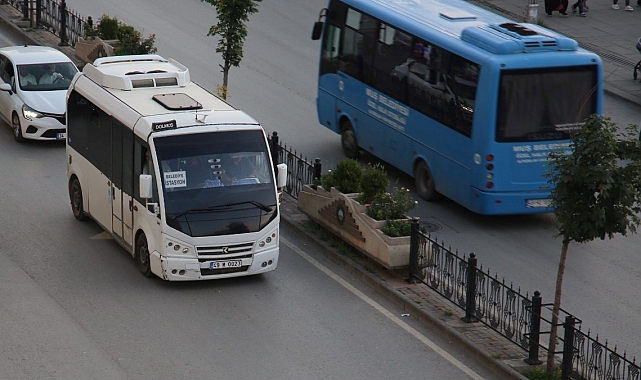 Muş'ta şehir içi ulaşıma zam
