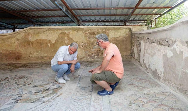 Myrleıa Mozaiklerini restorasyon ve konservasyon çalışması tamamlandı