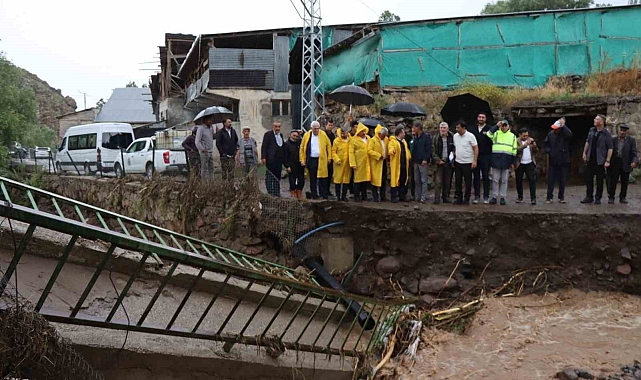 Oltu'da sel felaketinin acı izleri