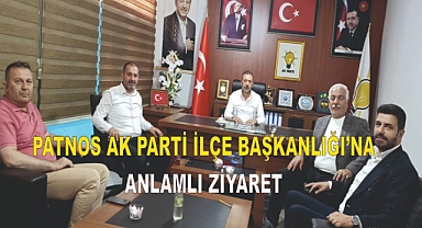 Patnos AK Parti İlçe Başkanlığı'na Anlamlı Ziyaret