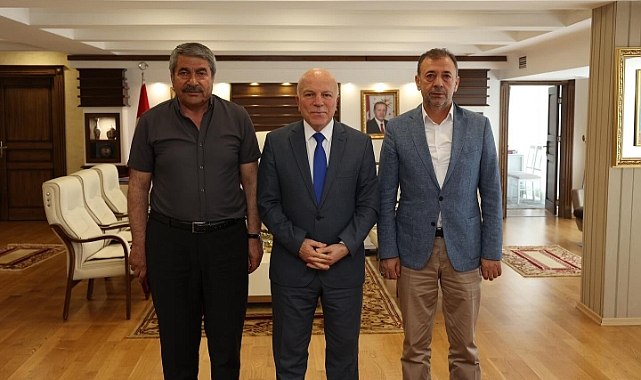 Patnos Belediye Başkanı Abdulhalik Taşkın ve Ak Parti İlçe Başkanı Çetin Taşdemir'den Erzurum Büyükşehir Belediyesi'ne Ziyaret