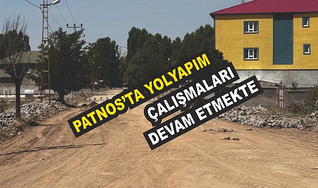 Patnos'ta Altyapı Çalışmaları Devam Etmekte