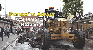 Patnos'ta Asfalt Çalışmaları Başladı!