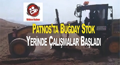 Patnos'ta Buğday Stok Yerinde Çalışmalar Başladı