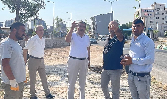 PATNOS'TA YEŞİL VE MODERN BİR ŞEHRE DOĞRU ADIMLAR: AĞAÇLANDIRMA VE PARKE TAŞI ÇALIŞMALARI HIZ KESMEDEN DEVAM EDİYOR