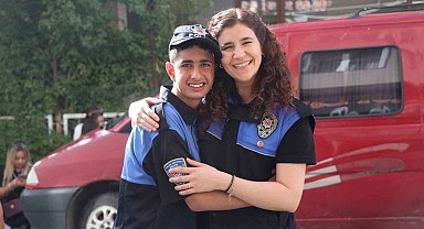 Polis üniforma hayali gerçek oldu